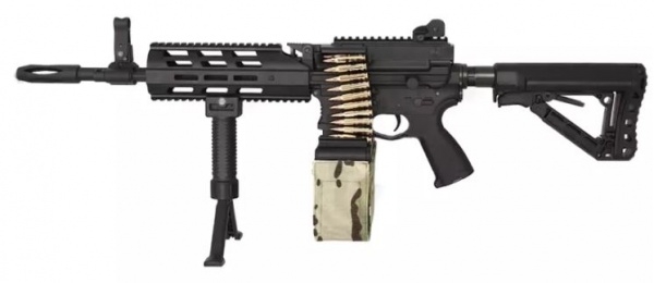 R�plique G&G armement CM16 LMG couleur noir.jpg