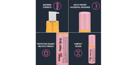 Aerosol de defense Sabre Aspect rouge &agrave; l&egrave;vre 22.5mL