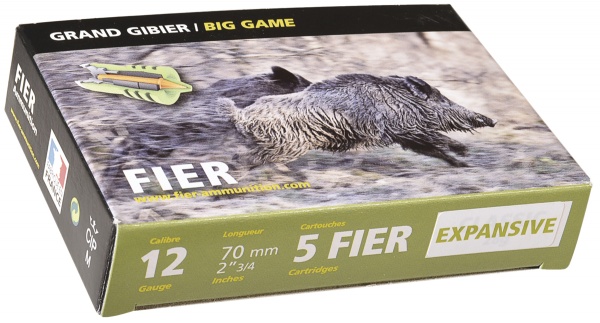 Balle Fier expansive calibre 12/70 27.5g