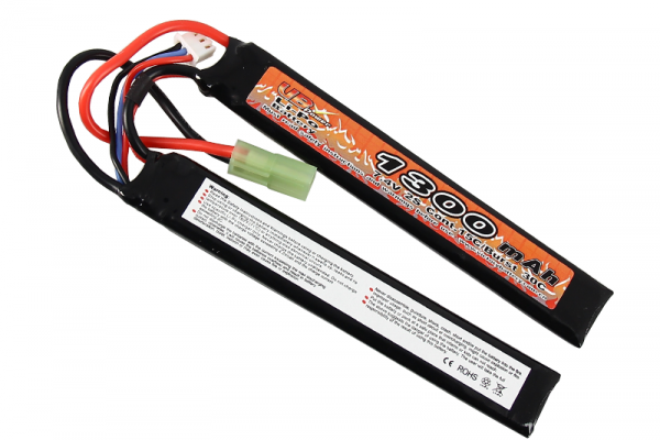 Batterie Lipo 7.4v 1300mAh 15C Double Stick VB 
