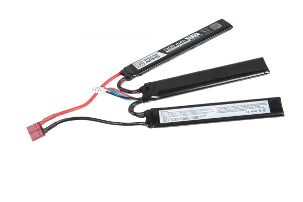 Batterie Lipo Specna Arms 11.1v 1300mAh 15C 3 Sticks deans