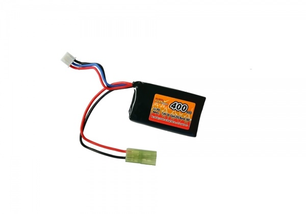 Batterie Lipo VBpower 7,4V 400mAh pour anpeq