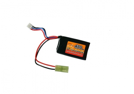 Batterie Lipo VBpower 7,4V 400mAh pour anpeq