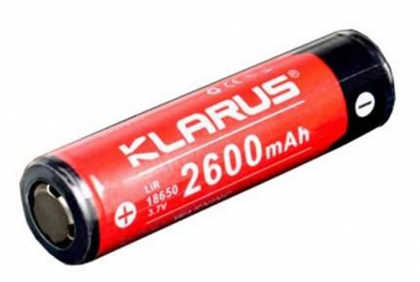 Batterie rechargeable KLARUS 18650 2600 mAh 3.7 v