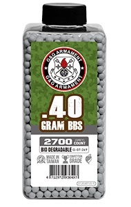 Billes Bio G&G armement  0.40 g Bouteille de x2700 couleur grise 