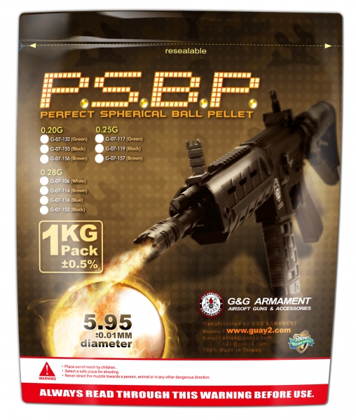 Billes G&G Armement perfect 0.28G 1 kg