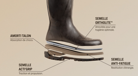 Bottes Aigle parcours 3.0 E brun