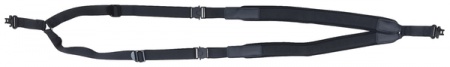 Bretelle sac &agrave; dos pisteurs n&eacute;opr&egrave;ne noir plus attaches grenadi&egrave;res