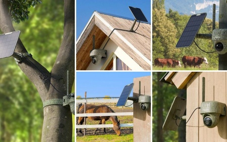 Camera g450 avec panneau solaire 2