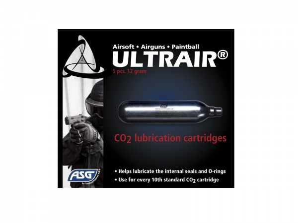 Capsule de CO2 d\'entretien Ultrair 12g lot de 5