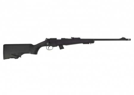 Carabine &agrave; verrou Hatsan synth&eacute;tique noire cal 22lr filetage 1/2x20