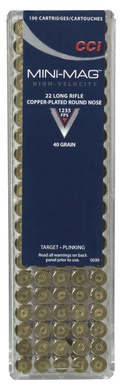 Carouches cci 22lr mini mag hv 40gr 