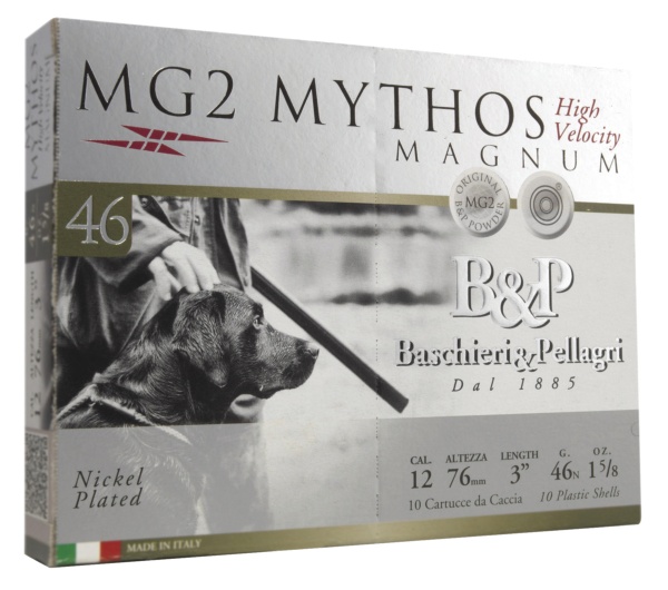 CART. B&P MG2 MYTHOS 46 HV CAL. 12 / 76 MM N� 2 46 G BOURRE � JUPE BTE 10