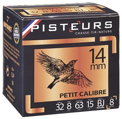 CART PISTEURS 14MM N�4 15G BTE 25