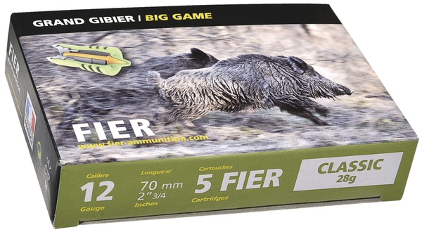 Cartouche FIER 28 CLASSIC cal 12/70