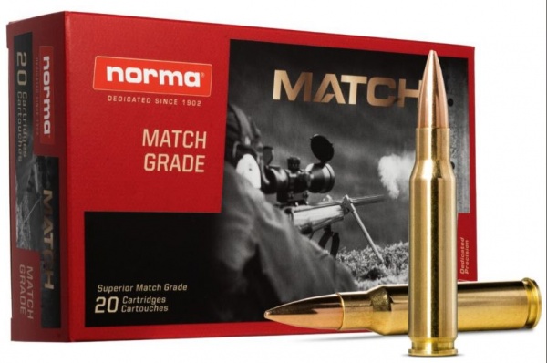 Cartouche NORMA golden target cal 308 175grs 