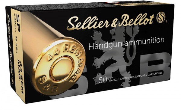 Cartouche Sellier Bellot 44Rem mag SP 15.55g