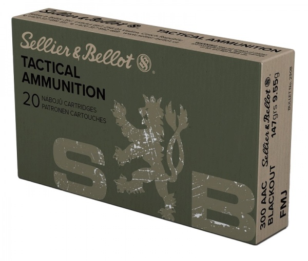 Cartouche Sellier bellot cal 300 AAC Blackout 147 gr