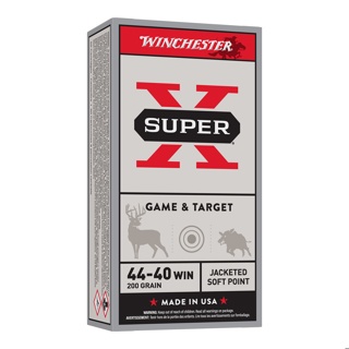 Cartouche Winchester power point cal 44-40 200 gr