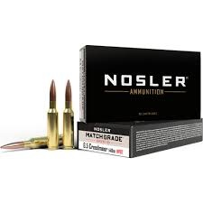 Cartouches  NOSLER cal 6.5 creedmor 140 gr HPBT
