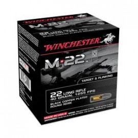 Cartouches 22lr Winchester M22 boite de 500