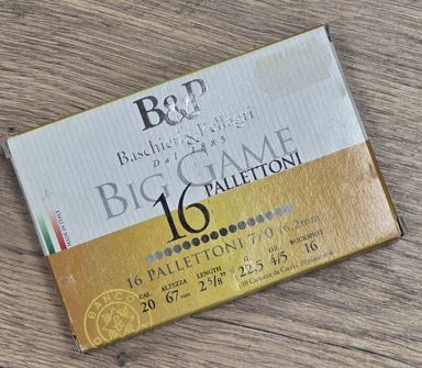 Cartouches B&P BIG GAME cal 20-67 22.5g boite de 10