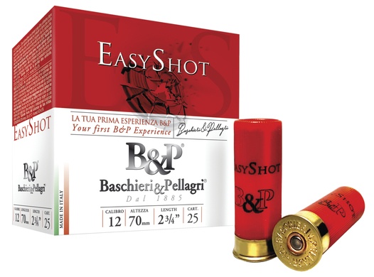 Cartouches B&P easy shot calibre 12/70 28g plomb de 7,5