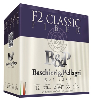 Cartouches B&P F2 fiber classic calibre 12/70 n�4