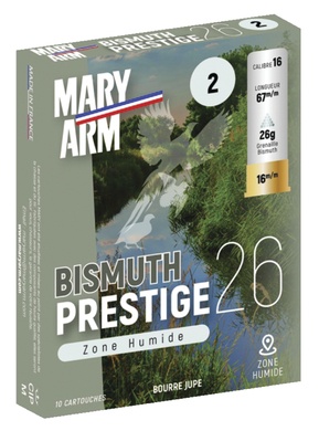 Cartouches bismuth Mary arm prestige 26 CAL16/67 N4 26g