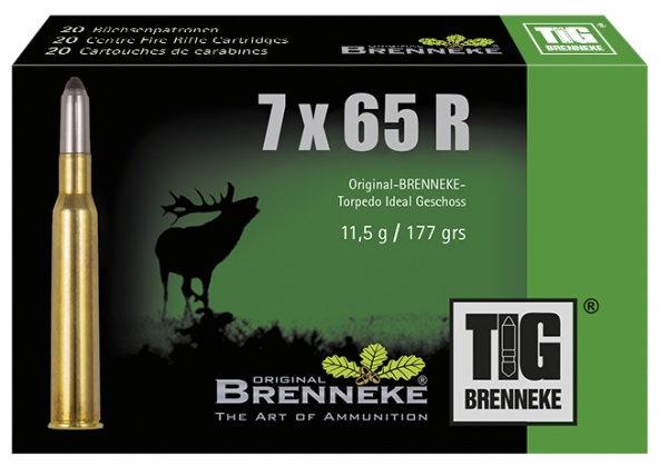 Cartouches Breneke tig calibre 7x65R 177grs 11,5g
