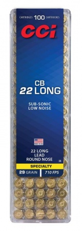 Cartouches CCI CB LONG cal 22 lr