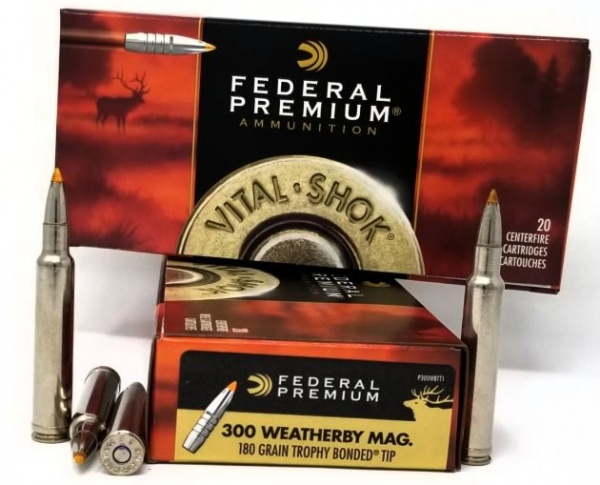 Cartouches FEDERAL cal 300 weatherby 180gr 11.66g