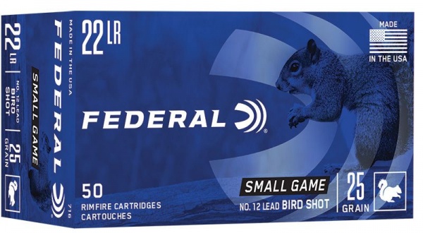 Cartouches Federazl calibre 22lr bird shot