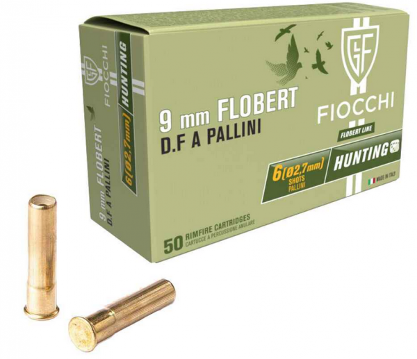 Cartouches Fiocchi calibre 9mm flobert plomb de 7,5 