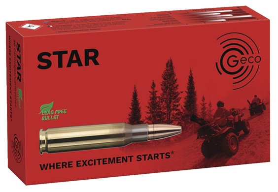 Cartouches GECO STAR GREEN  cal 308 WIN 165 gr 10,7 g