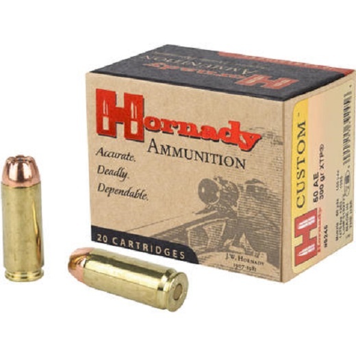 Cartouches Hornady CAL 50 AE