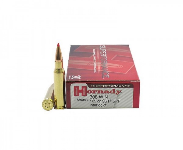 Cartouches Hornady SST cal 308 win 165 GRS