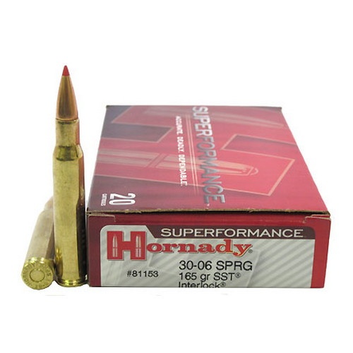 Cartouches Hornady SST superformance calibre 30-06 165grs 10,7g