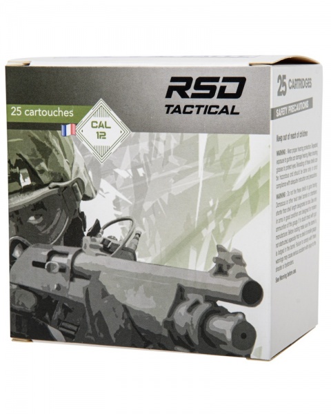 Cartouches jocker Rsd tactical balle sport cal 12/70 28gr
