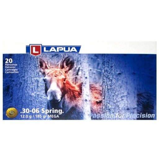 cartouches Lapua mega 30.06 12g 185GRS