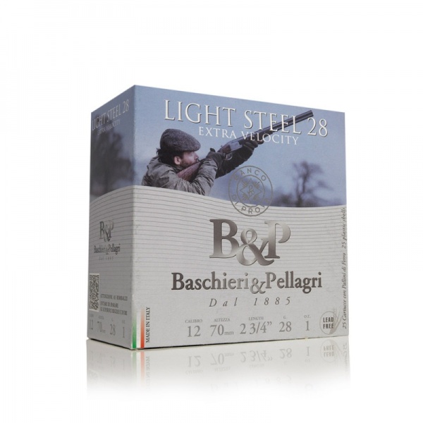 Cartouches Light Steel 28 B&P calibre 12/70 N�5 