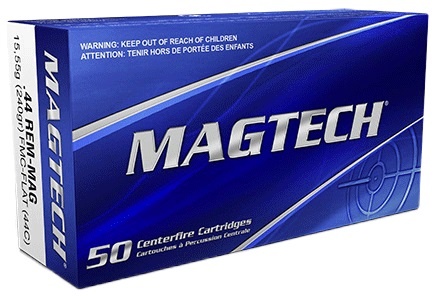 CARTOUCHES MAGTECH 44 REM MAG 240GR FMJ FLAT 44C
