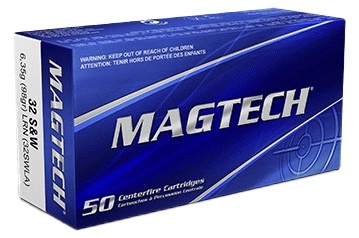 Cartouches Magtech calibre 32 Smith&Wesson 98grs 6,35g
