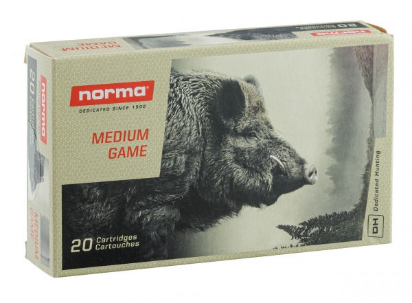 Cartouches Norma alaska calibre 8x57 JRS 196grs 12,7g 