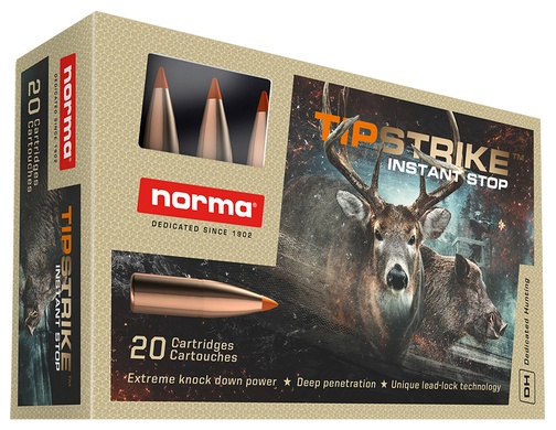 Cartouches Norma tipstrike cal 7X65R 160 gr 10.4g