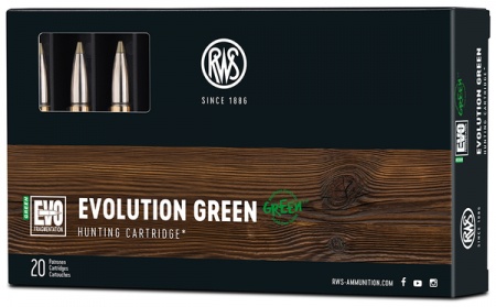 Cartouches Rws evo green cal 308 win 136 grs 8,8 g