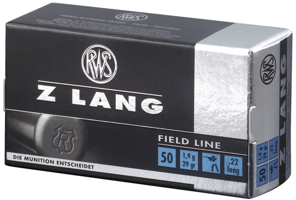 Cartouches Rws Z-lang 22Lr 29grs