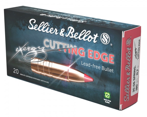 Cartouches Sellier Bellot 30-06 exergy edge 180grs 11,7g