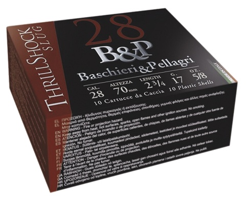 Cartouches slug big game B&P cal 28/70 17g
