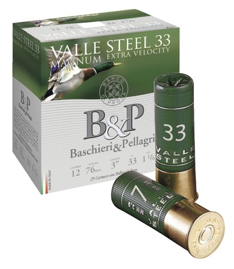 Cartouches valle steel 33 magnum B&P cal 12/76 N�4